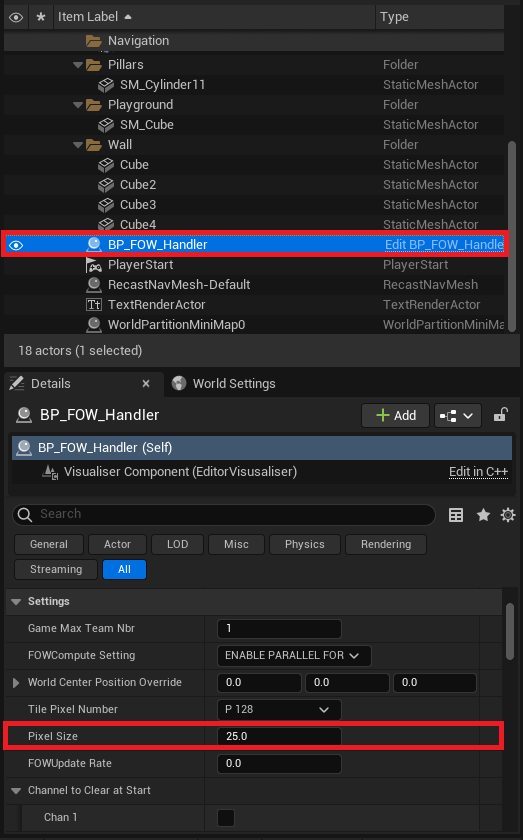 FOWHandler update pipeline