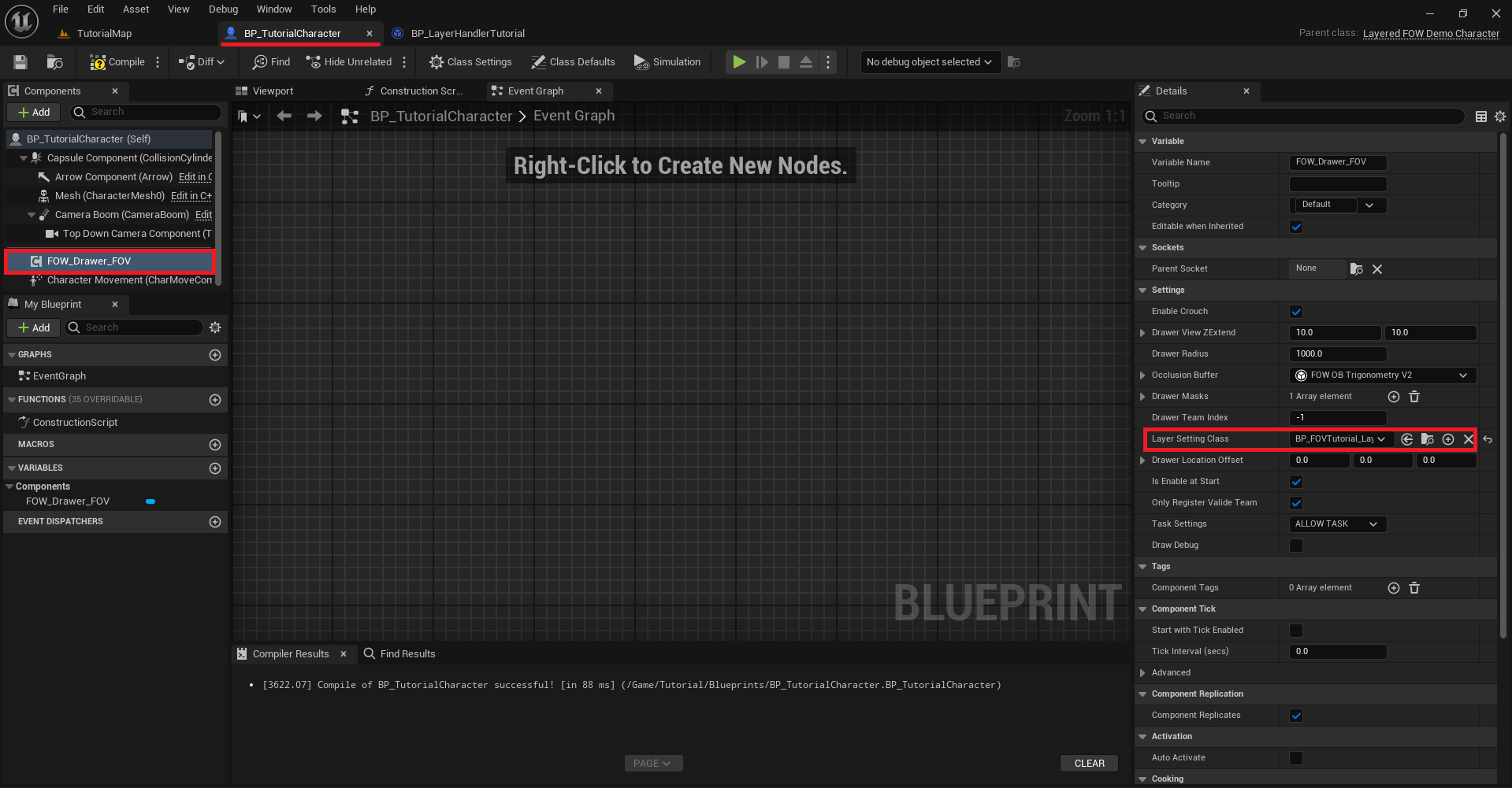 Replace The Layer Setting Class