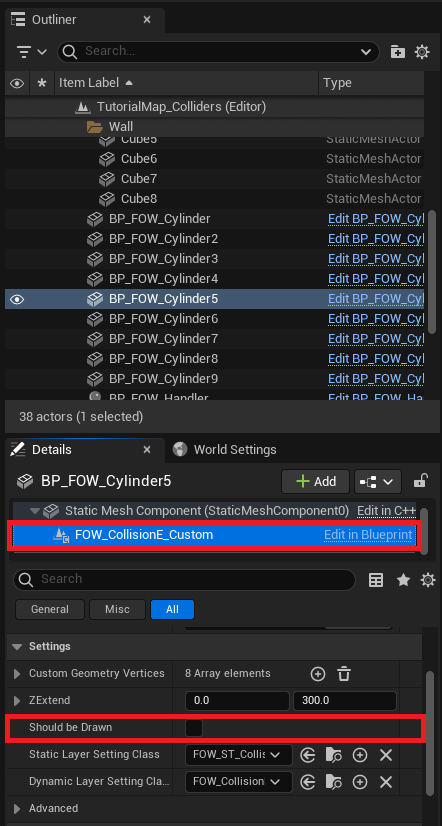 Disable Collider Entity Drawing